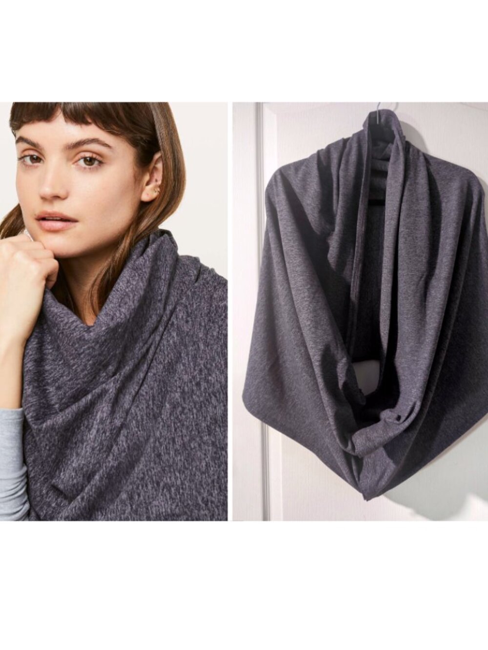 Lululemon | Vinyasa Scarf / Wrap In Heathered Purple Quartz